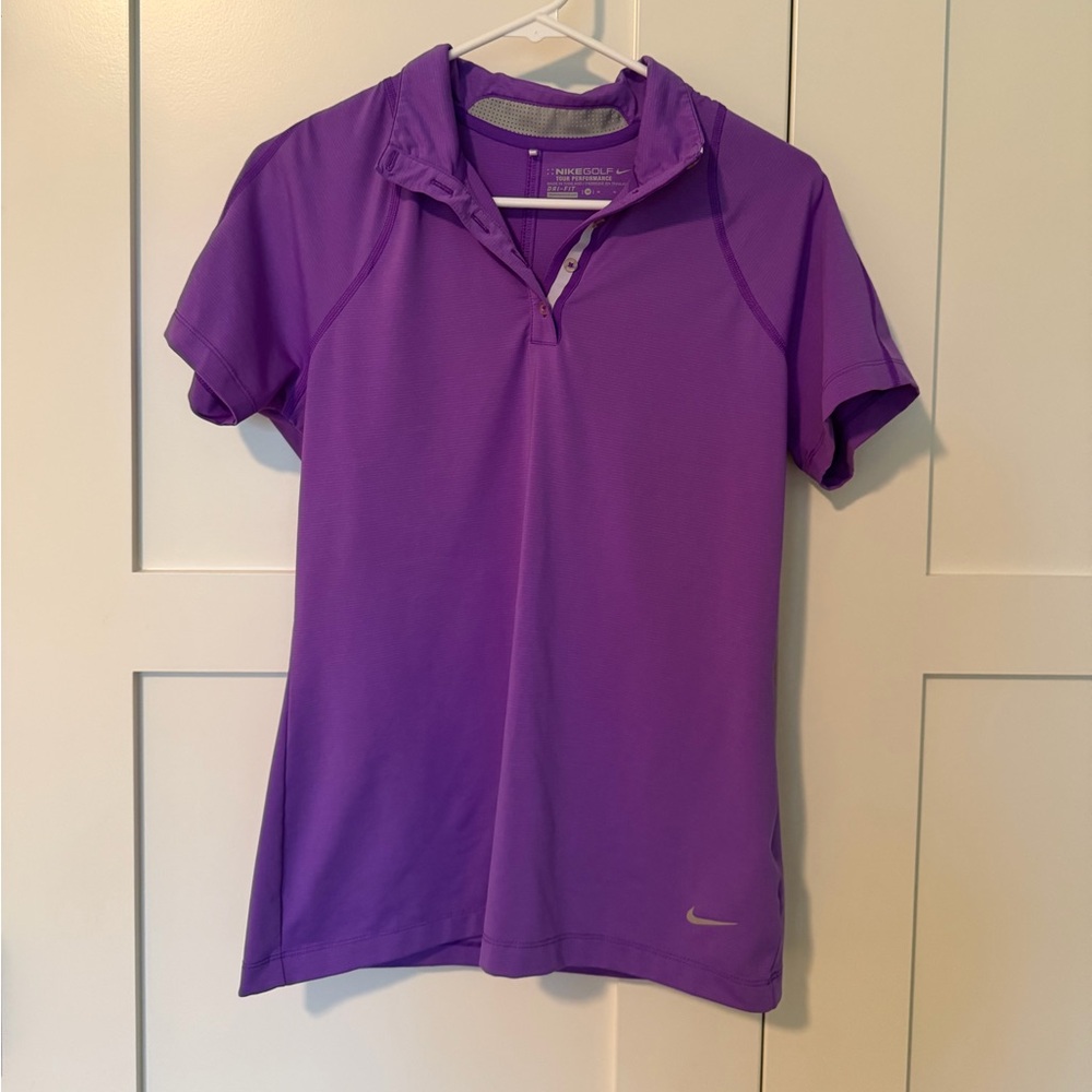 Nike Women's Vibrant Purple Short Sleeve Tee